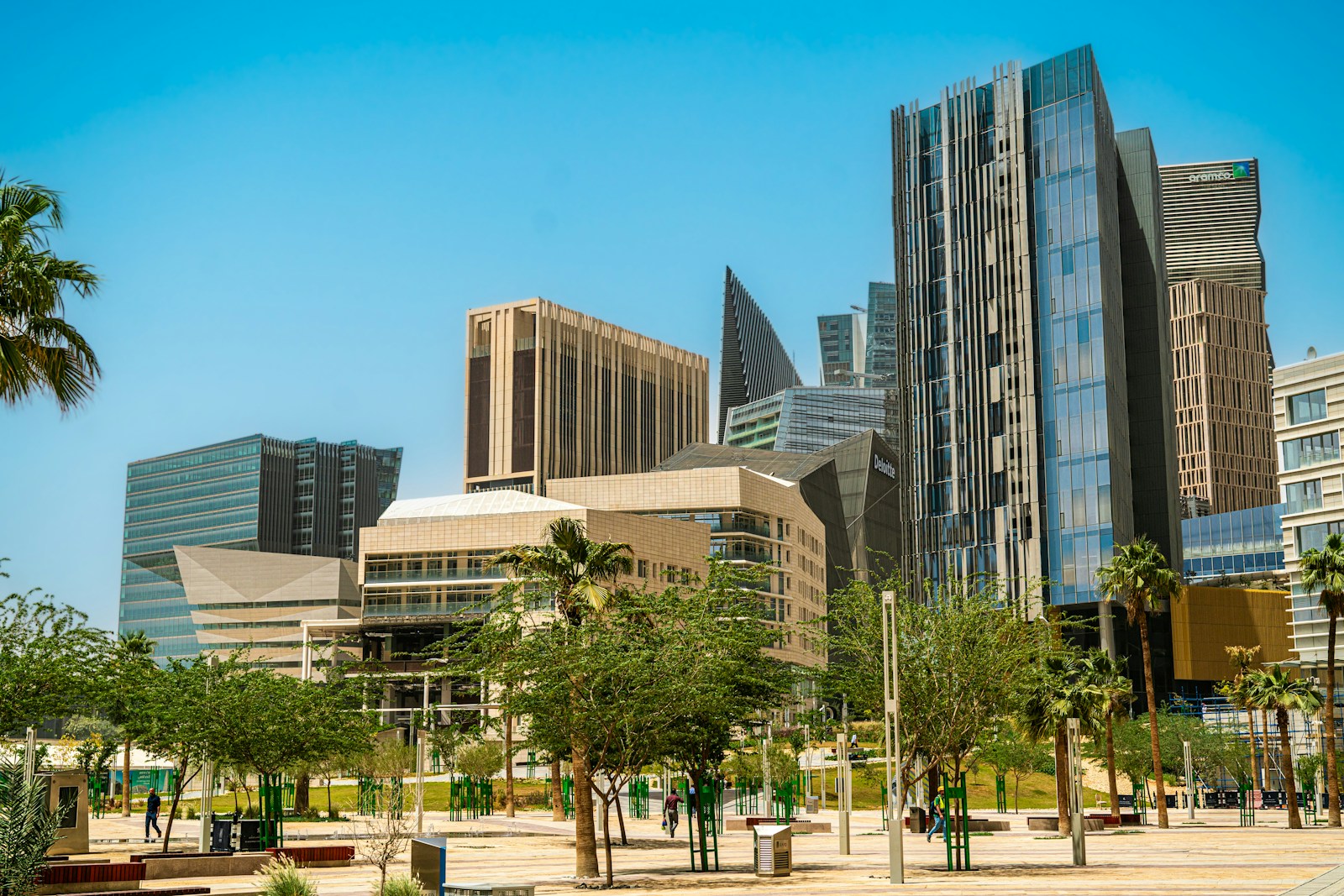 a city with a lot of tall buildings