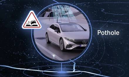 Mercedes develops new level of road condition alerts. “Look out, pothole”
