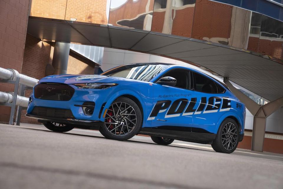 Ford puts Mustang Mach-E on police duty in US and UK