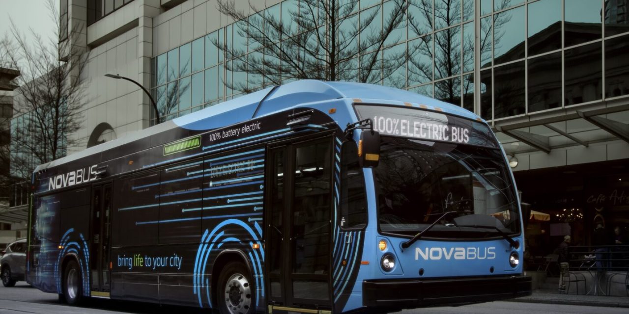 Grand River Transit receives first electric bus fleet from Nova Bus