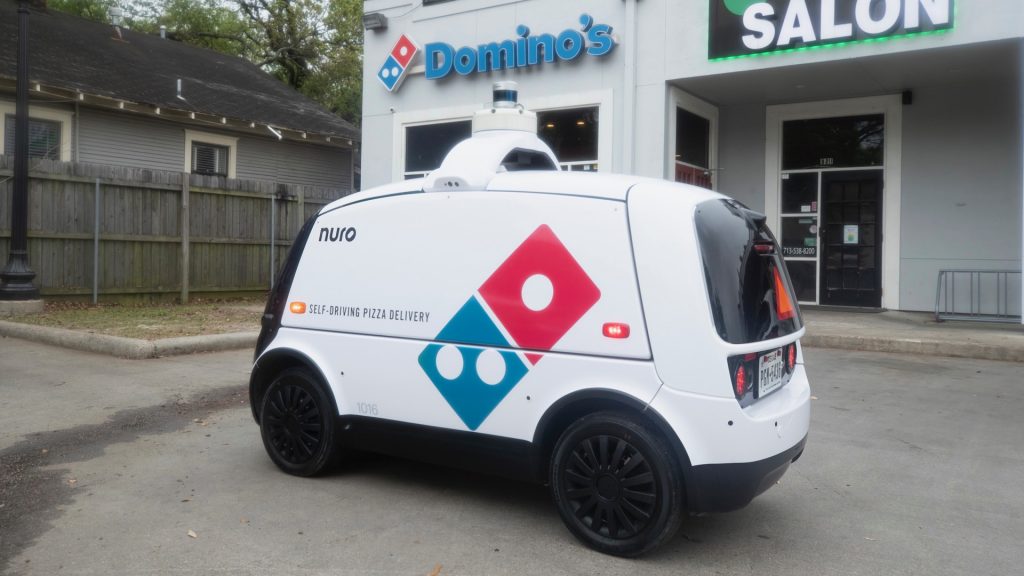 Nuro offers driverless delivery to Domino’s pizza customers in Houston