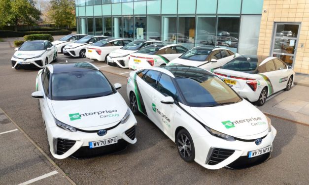 UK car club trials hydrogen fuel cell electric cars
