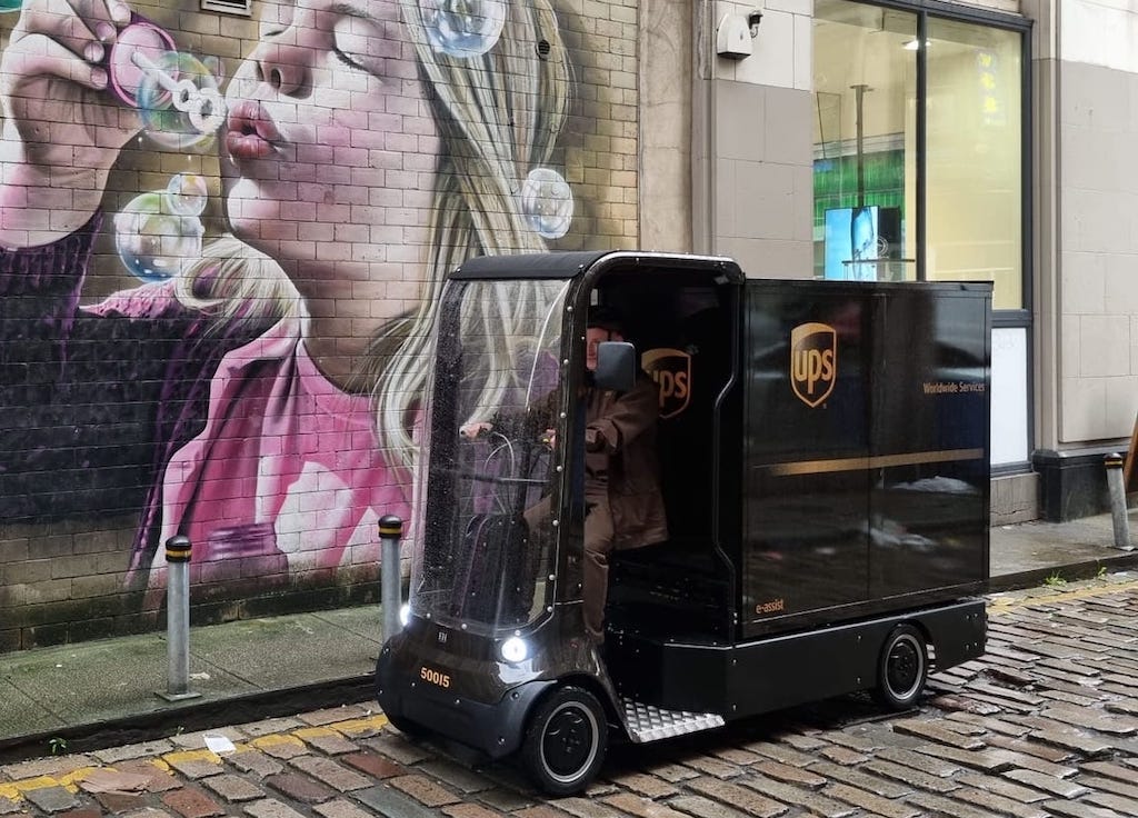UPS trials electric cargo quad bikes across Europe, US and Asia