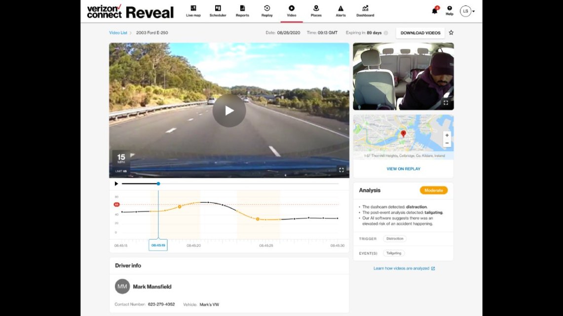 Verizon Connect: New AI dash cam technology