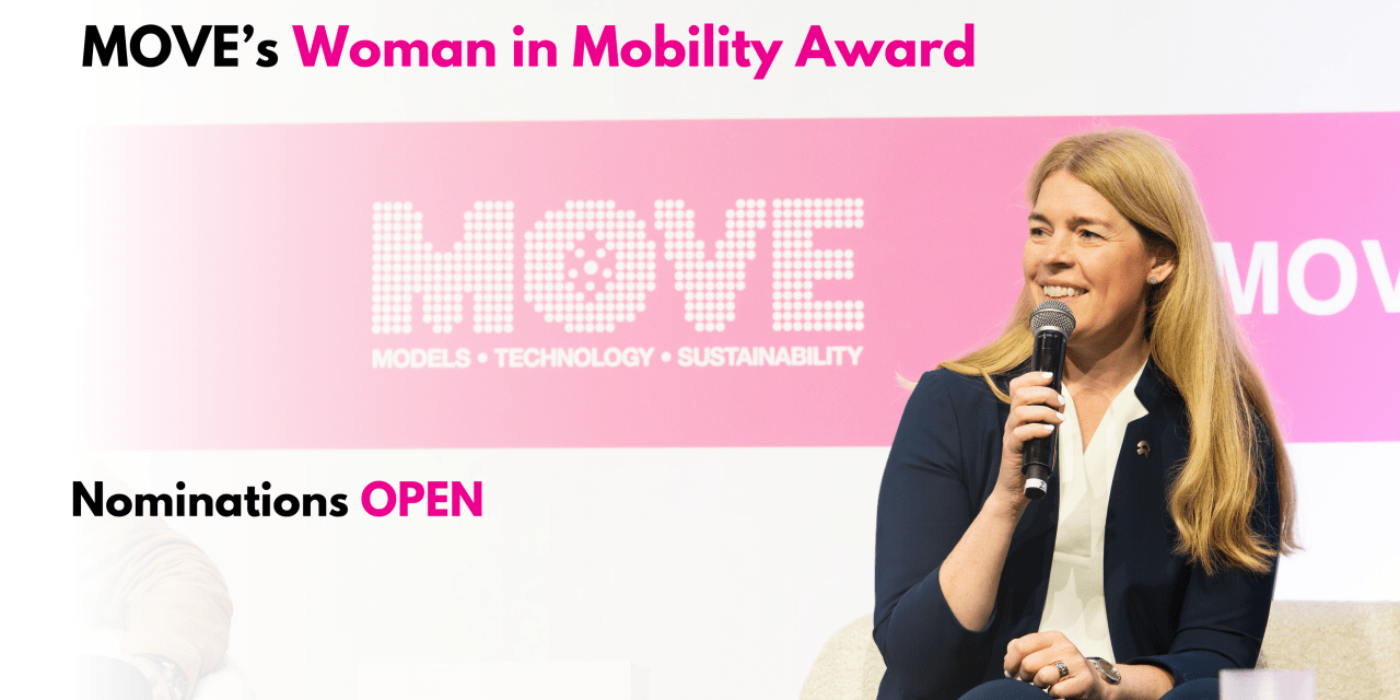 Nominate your MOVE 2025 Woman in Mobility