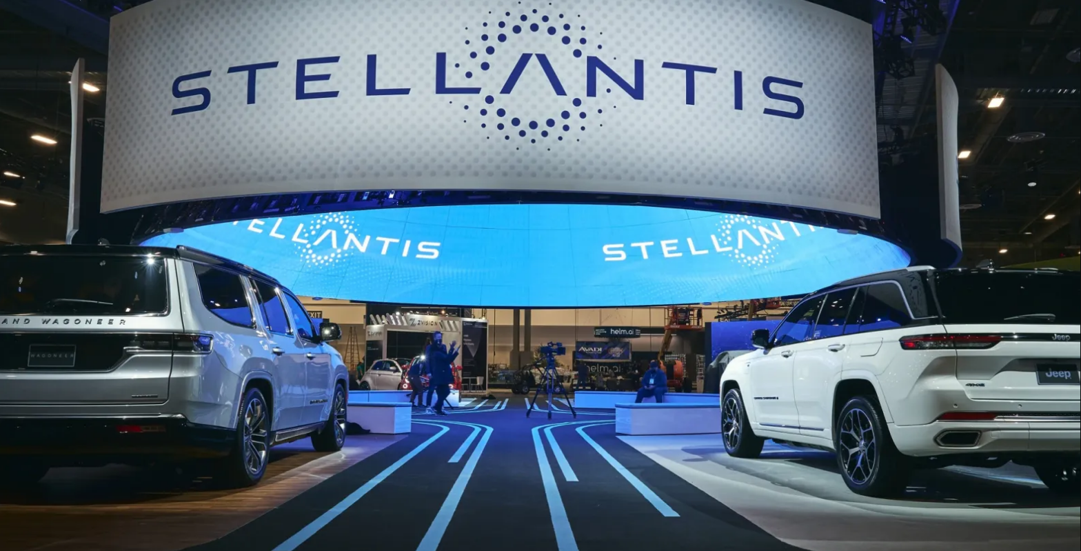 Stellantis vehicles at an event